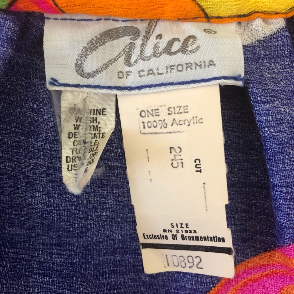 Vintage Alice of California Maxi Wrap Skirt - Picture 7 of 11